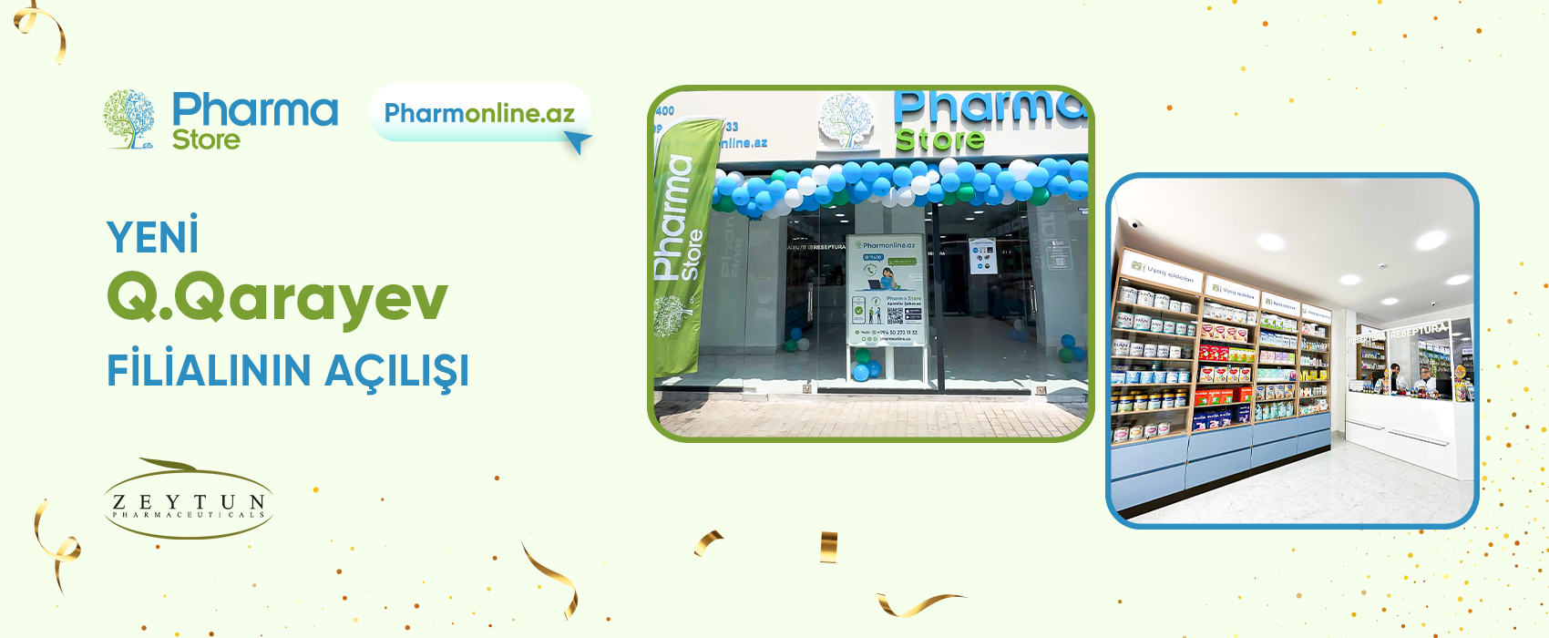 Yeni Pharmastore Aptek Filialının Açılışı